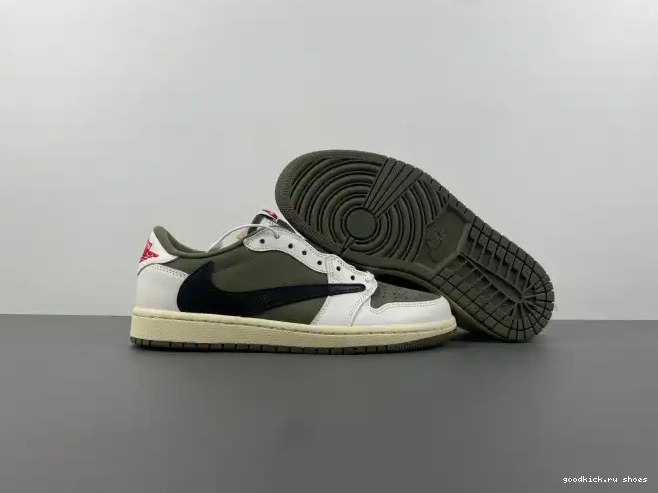 Rep 1 X SCOTT LOW TRAVIS AIR MEDIUM DM7866-200 OLIVE OG JORDAN 0612